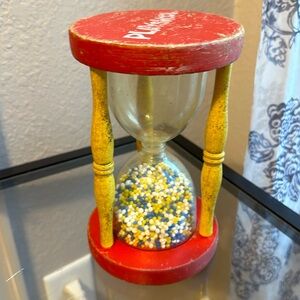 Vintage Playskool 1950-1960 hourglass